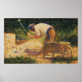 Poster Seurat The Stone Breaker
