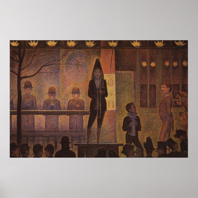 Poster Seurat's Circus Sideshow (Parade de Cirque) (Frente)