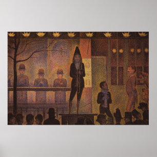 Poster Seurat's The Circus Sideshow (Parade de Cirque)