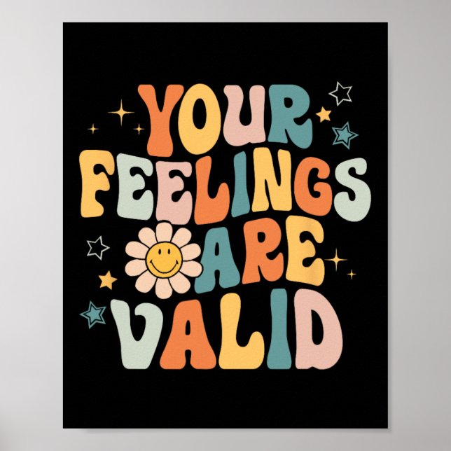 Poster Seus Sentimentos São Problemas Válidos De Saúde Me (Frente)