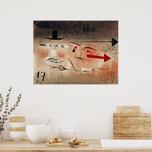 Poster Seventeen Louco - Cartaz Surrealista de Paul Klee