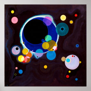 Poster Several Circles, Wassily Kandinsky