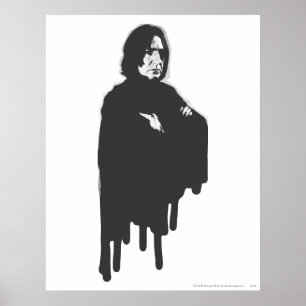 Póster Severus Snape Arms Crossed B-W