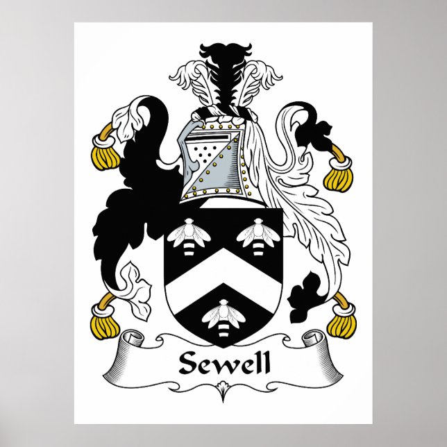 Póster Sewell Family Crest (Frente)