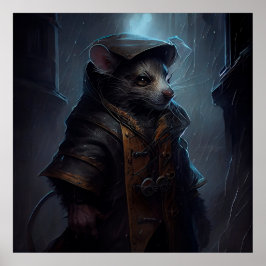 Poster sewer rat