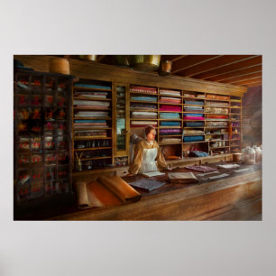 Póster Sewing - ocupando-se da loja da emenda