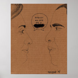 Póster Sexismo vs Racismo