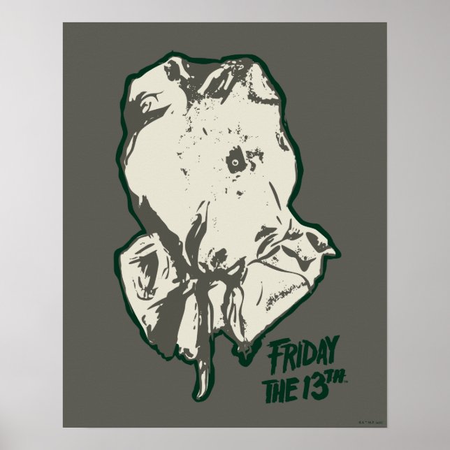 Poster Sexta-feira, 13 | Jason Voorhees Burlap Sack (Frente)