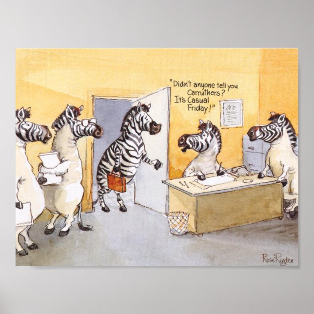 Poster Sexta-feira casual (Frente)