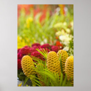 Poster Sexta-feira Semanal Mercado de frutas e vegetais.