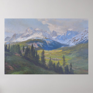 Poster Sextner Sonnenuhr por Konrad Petrides