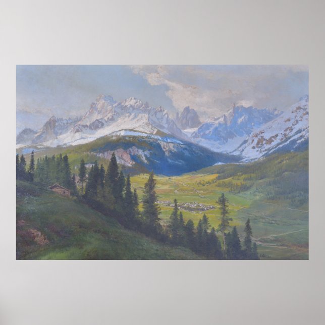 Poster Sextner Sonnenuhr por Konrad Petrides (Frente)