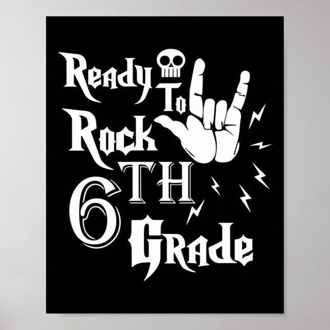 Poster Sexto Grau Pronto Para Balançar 6 De Volta À Escol (Frente)