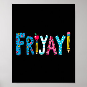 Poster Sextou Feliz Sexta-feira Divertido Fim de Semana P