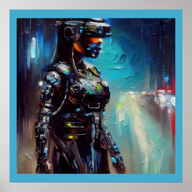 Poster SF - Cyberpunk Hero 2 (Frente)
