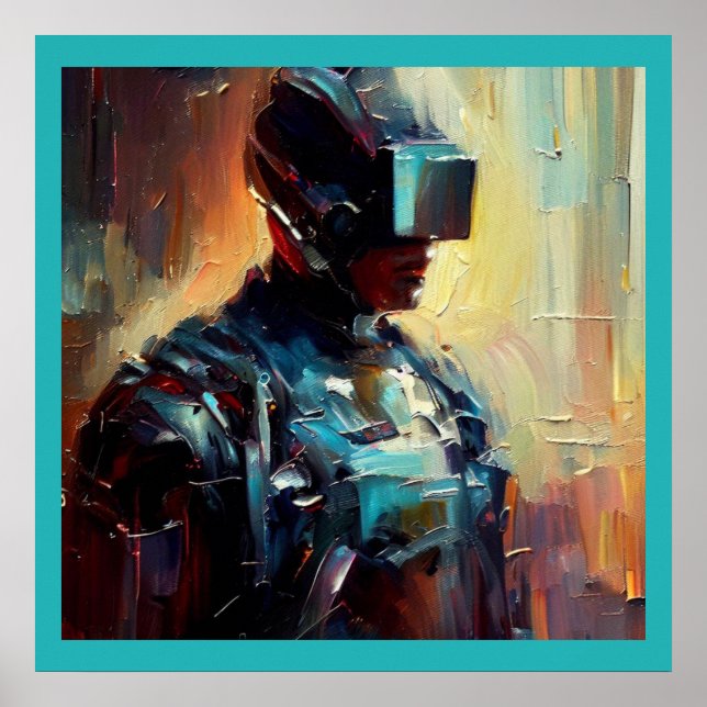 Poster SF - Cyberpunk Hero 3 (Frente)