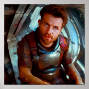 Poster SF Hero a bordo nave espacial 4