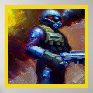 Poster SF - Herói Militar 4