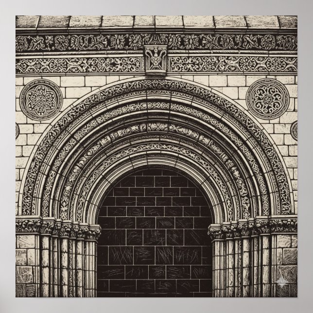Poster Sgraffito Art Archway (Frente)