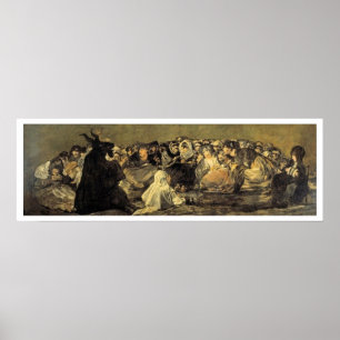 Póster Shabat das Bruxas de Francisco Goya