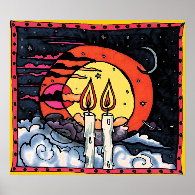 Poster Shabbat Night (Frente)