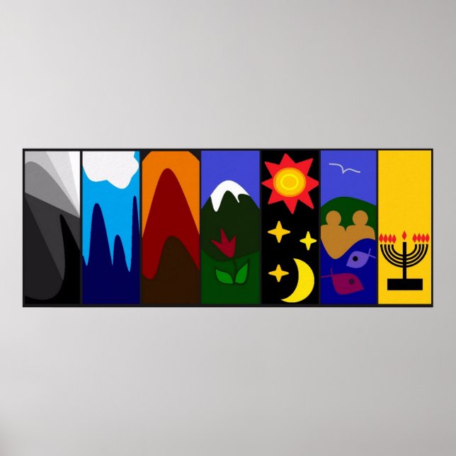 Póster Shabbat Shalom (Frente)