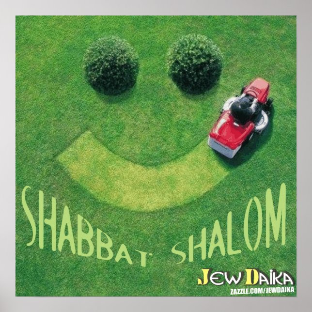 Póster Shabbat Shalom (Frente)