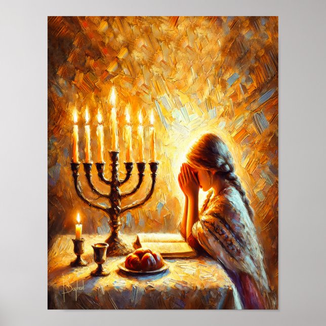 Poster Shabbat Shalom (Frente)