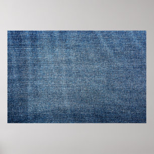 Poster Shabby denim textura para fundo. Jeans azuis