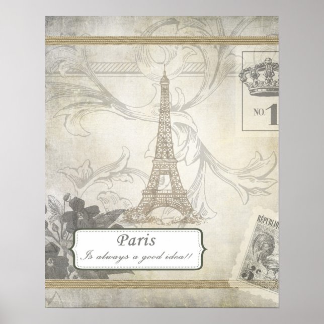 Póster Shabby: Paris é sempre uma boa ideia (Frente)
