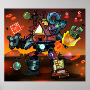 Poster ShackTron(Gravidade cai)