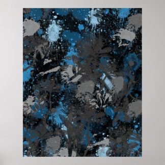 Poster Shadowy Floral