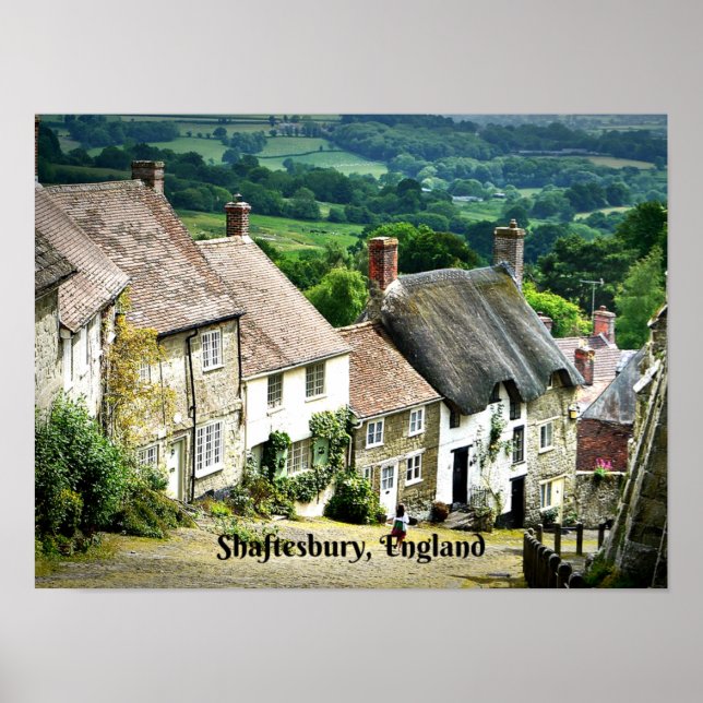 Poster Shaftesbury, Inglaterra (Frente)