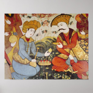 Póster Shah Abbas mim e um cortesão