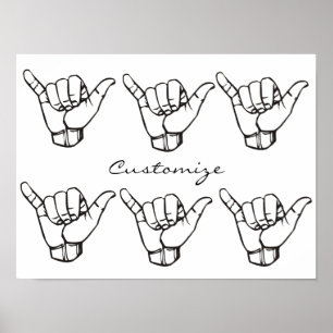 Poster Shaka Brah Wave Thunder_Cove Havaiana