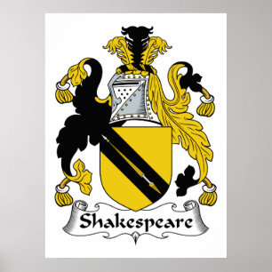 Póster Shakespeare Family Crest