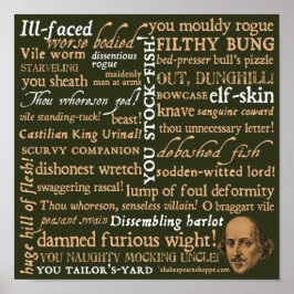 Poster Shakespeare Insults Collection