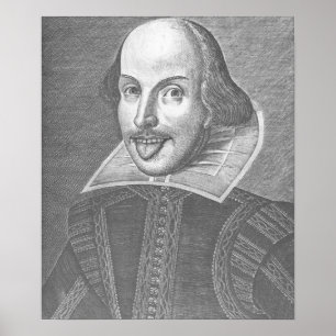 Póster Shakespeare maluco