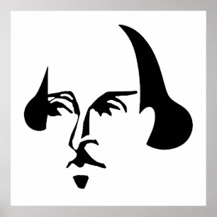 Póster Shakespeare simples