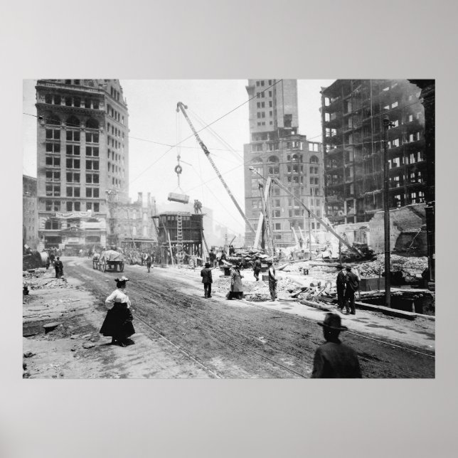 Poster Shaky Ground: 1906 (Frente)