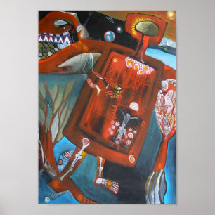 PÓSTER SHAMAN ANTIGO DO CORVO