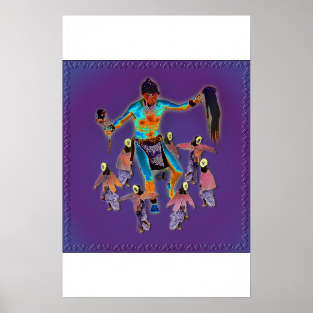 Póster Shaman & Maidens (Frente)