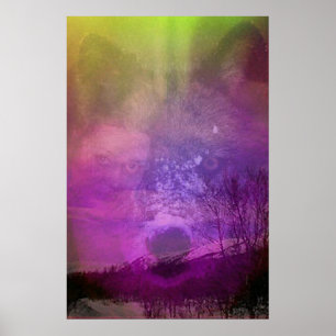 Poster Shaman Protrait de Dreamwolves