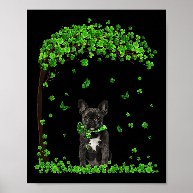 Poster Shamroc (Dia de São Patrício de Bulgue Francês) (Frente)