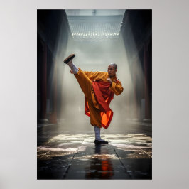 Poster Shaolin Kung Fu Warrior