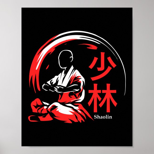 Poster Shaolin Martial Arts Kung Fu (Frente)