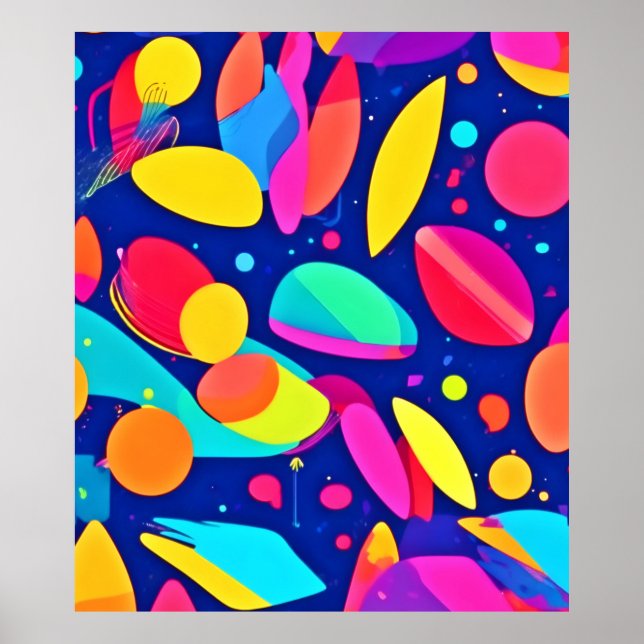 Poster Shapescape Vibrante (Frente)