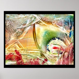 Póster Shark Ridden Waters