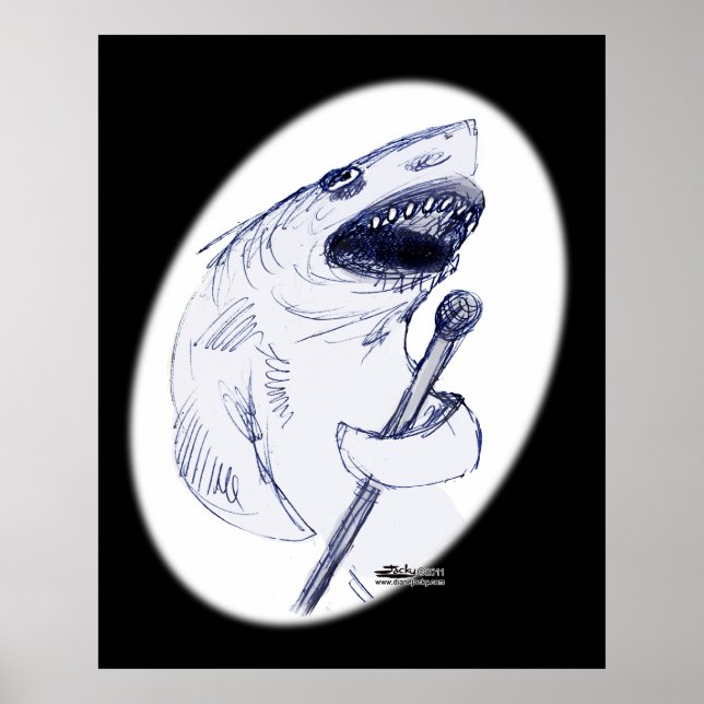 Póster Sharkey Finatra (Frente)