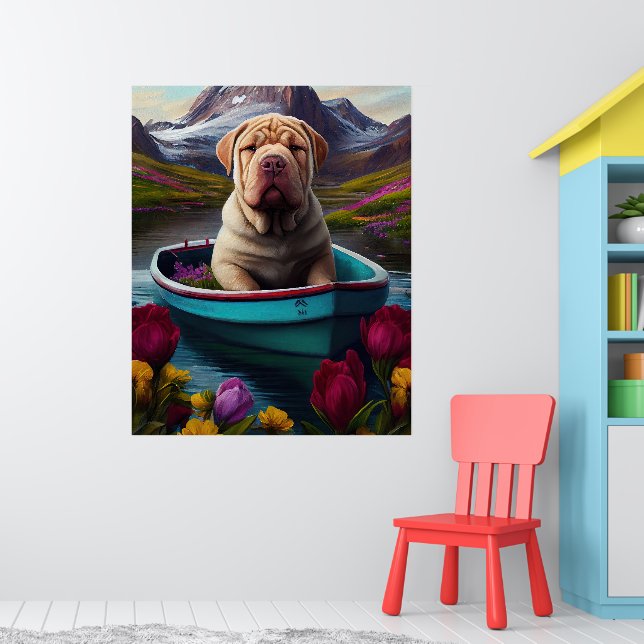 Poster Sharpei em um remo: Uma aventura cênica (Berçário 1)